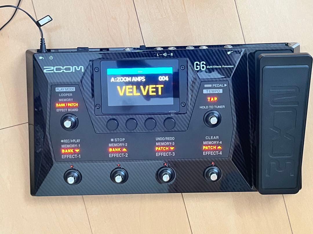 ZOOM G6（アダプター、BTA-1、保証書付属）