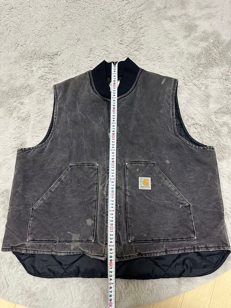 Carhartt ダックベスト　USA製　腰ゴム　90s