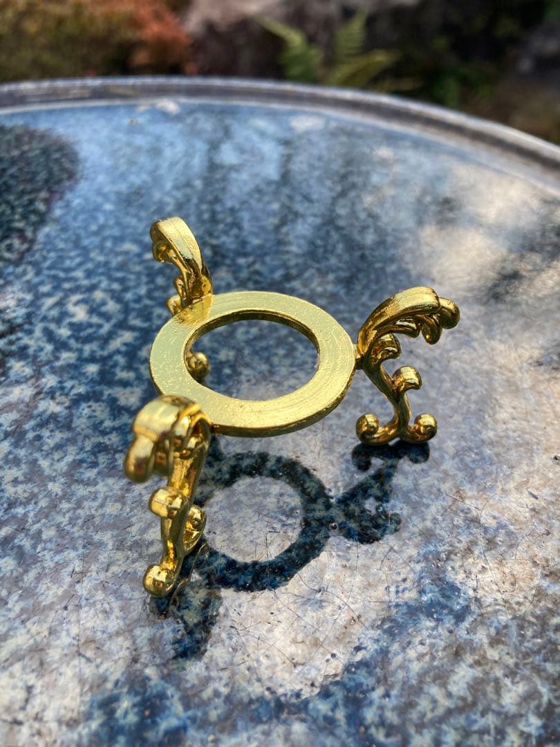 アポフィライト 青色 球体 置物