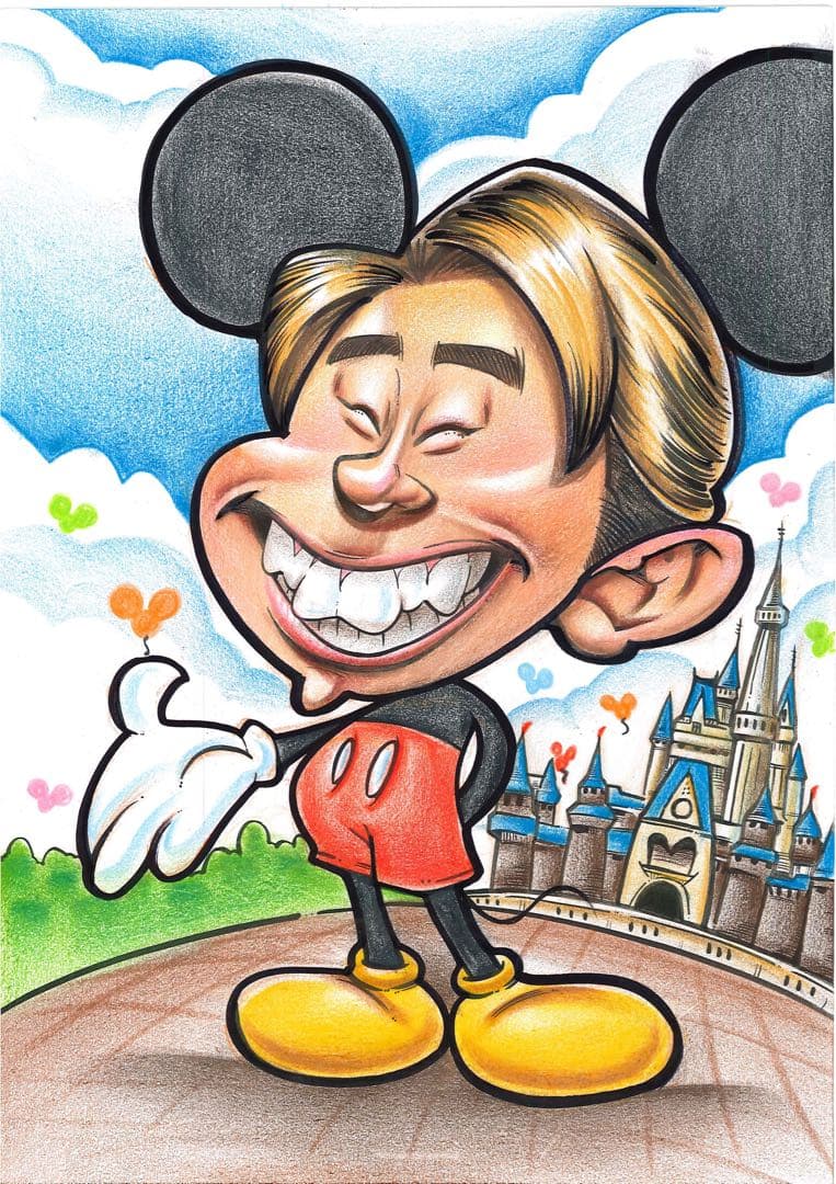 世界で1枚の手描きのオーダーメイド似顔絵★誕生日★ケーキアレンジok★プレゼント