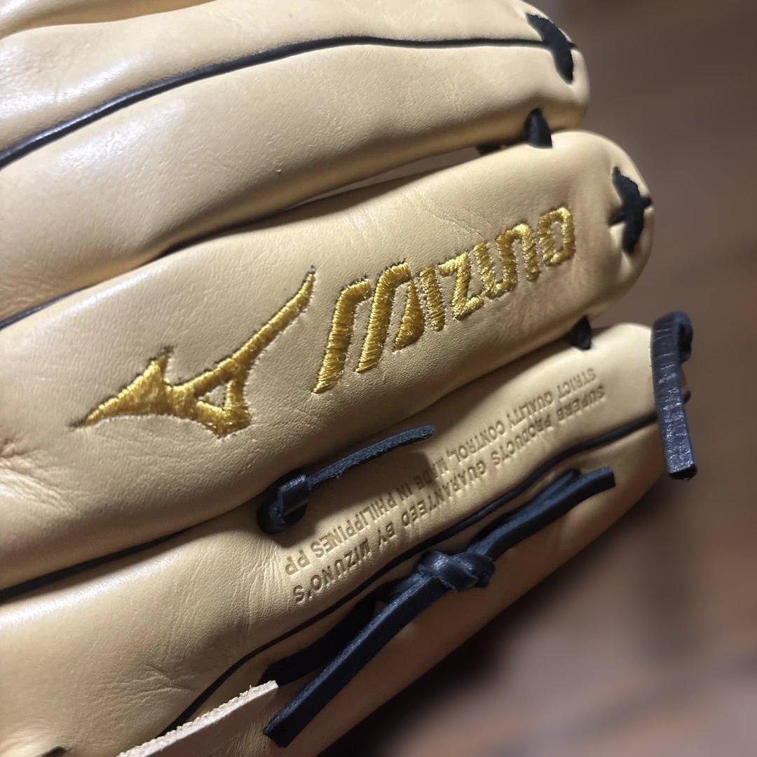 未使用 ミズノ メジャースタイル 軟式 外野手用グローブ 左投げ