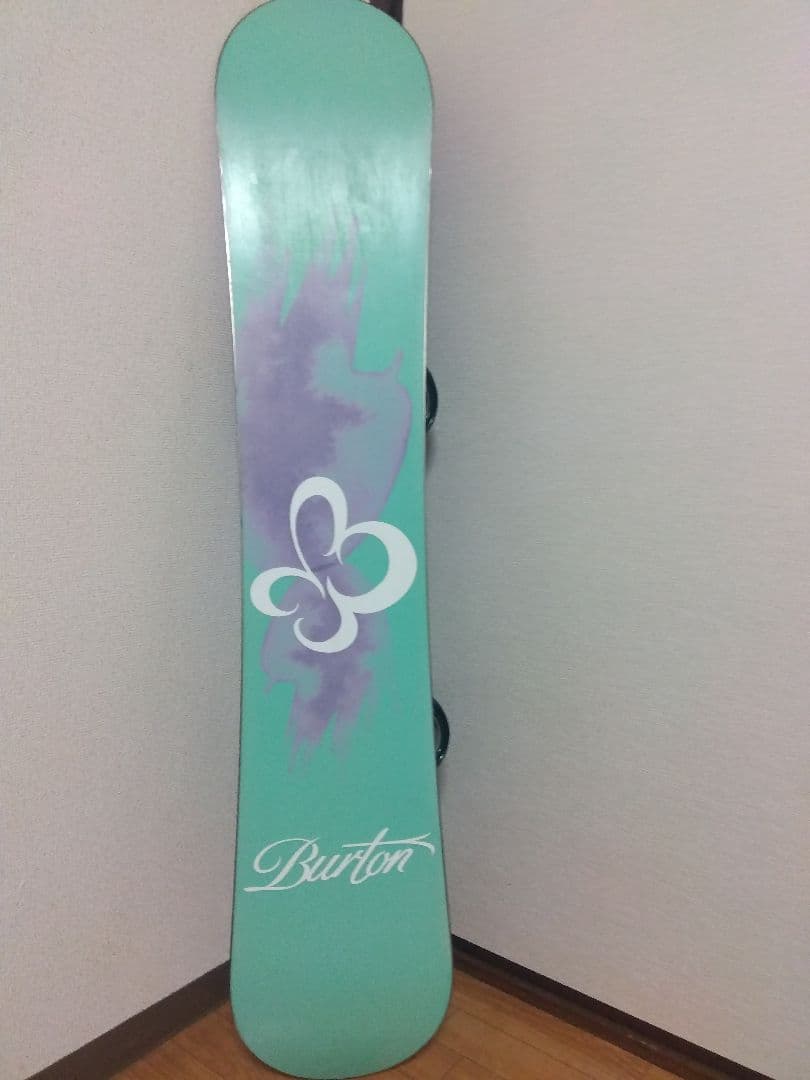 Burton バートン スノーボード 紫 緑 Freestyle ビンディング
