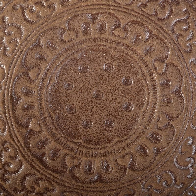 南部鉄器　鈴木盛久造　模中尊寺国宝　天蓋　茶托　五客　共箱　M　R5872