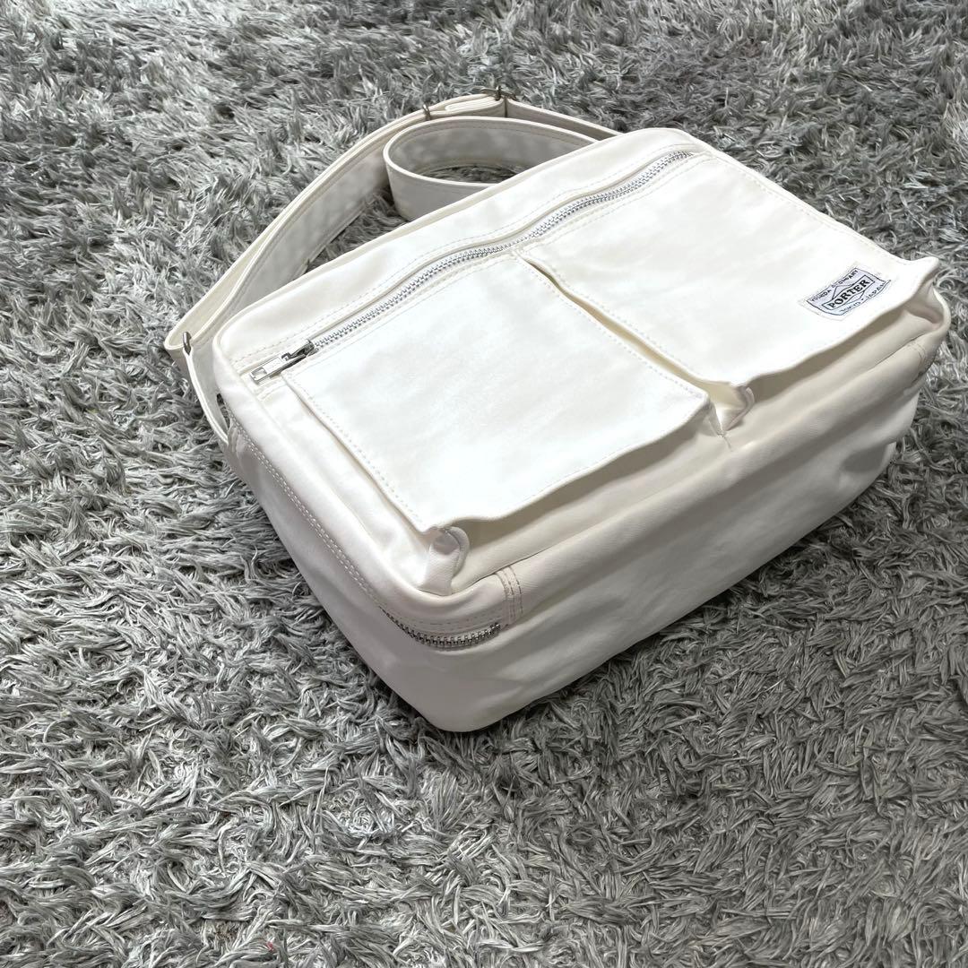 【希少カラー/美品】ポーター PORTER フリースタイル ショルダーバック L