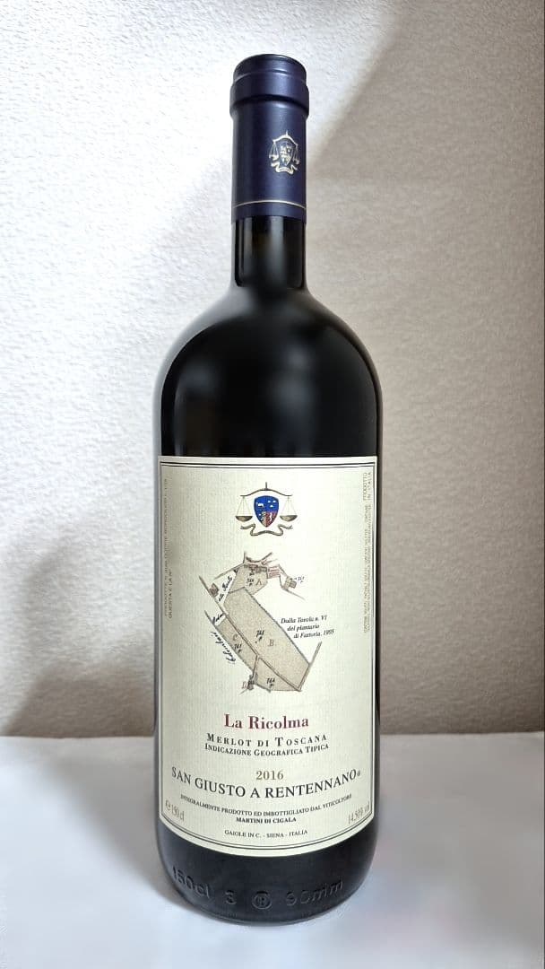 WA100点 希少マグナム1500ml ラ・リコルマ　2016年