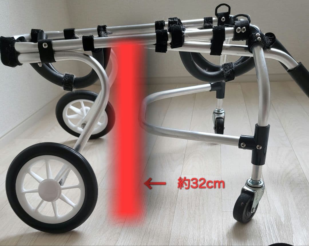 犬用車椅子(ポチの車イス)４輪 介護