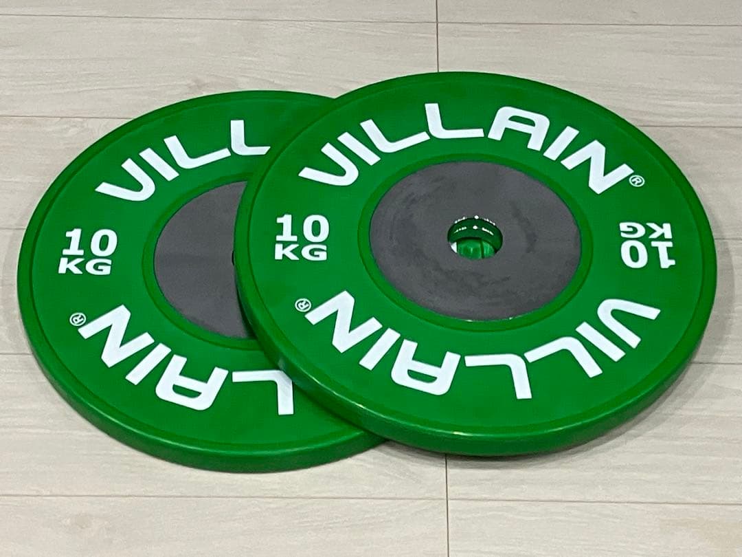 VILLAIN コンペティションバンパープレート20kg 10kg 2枚セット