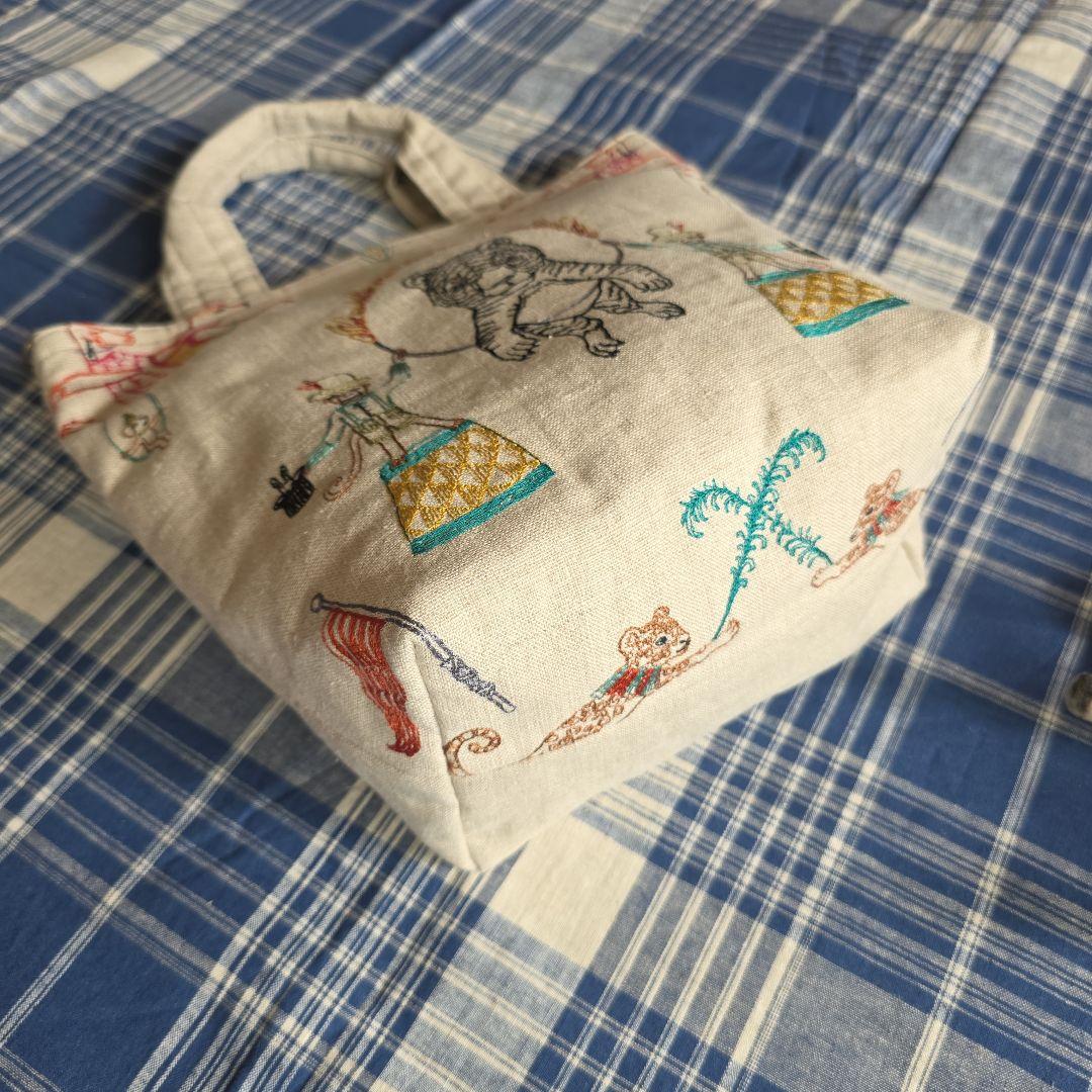 ❁ハンドメイドになります❁ 　CORAL&TUSK 　リネントートバッグ