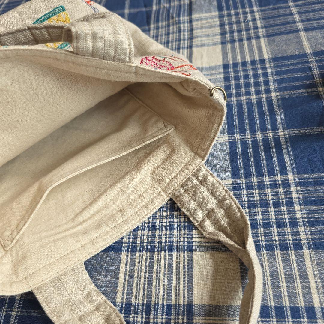 ❁ハンドメイドになります❁ 　CORAL&TUSK 　リネントートバッグ