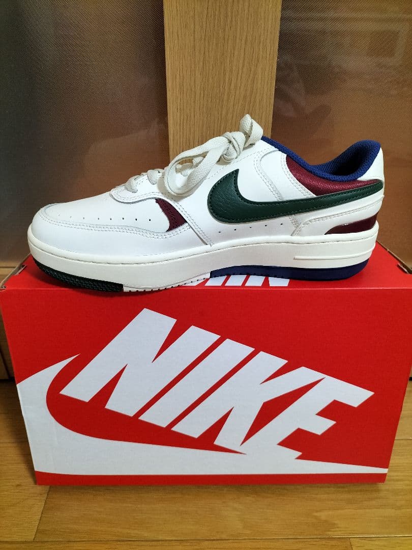 NIKE Air Force 1 ホワイト/グリーン/バーガンディ/ネイビー