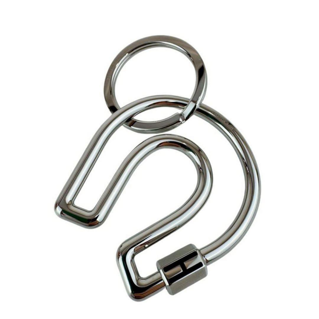 新品　HERMES エルメス　キーホルダー フェール・ア・シュヴァル　ブラック