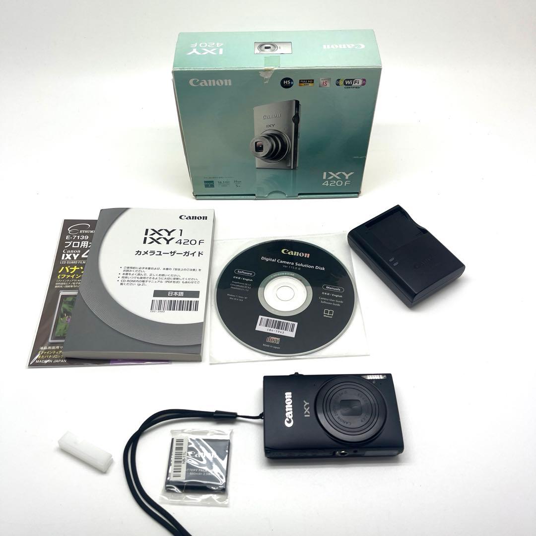 【最終値下げ】 Canon IXY 420F デジカメ ブラック