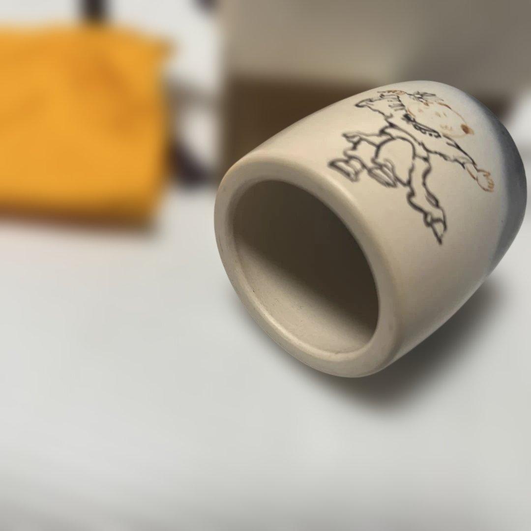 山崎元洋　雲華焼　唐子　蓋置