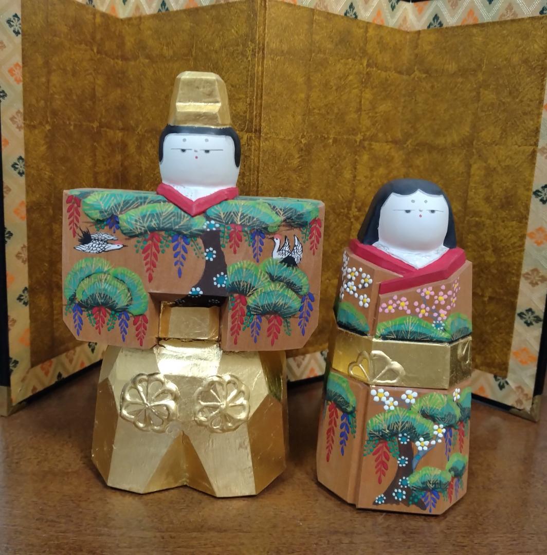 奈良一刀彫　鎌田麦風