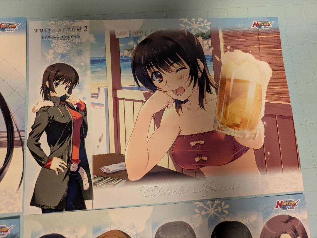 WHITEALBUM2 コラボカフェ　ランチョンマット　コンプ　雪菜　かずさ