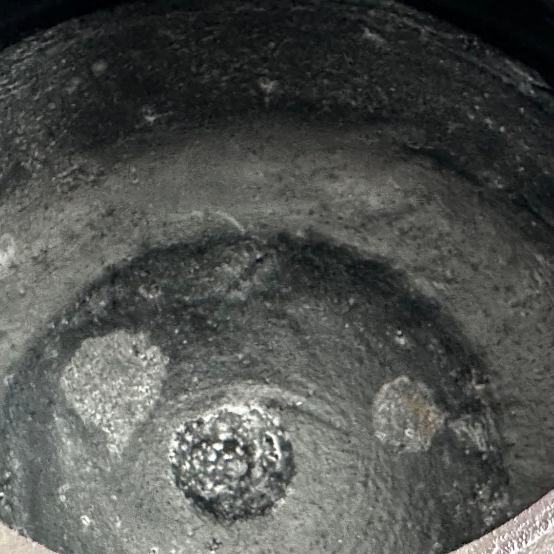 茶道具　大雲龍地紋　富士釜　一ノ瀬宗辰　共箱　鋳物　炉用　茶釜　茶の湯　茶会