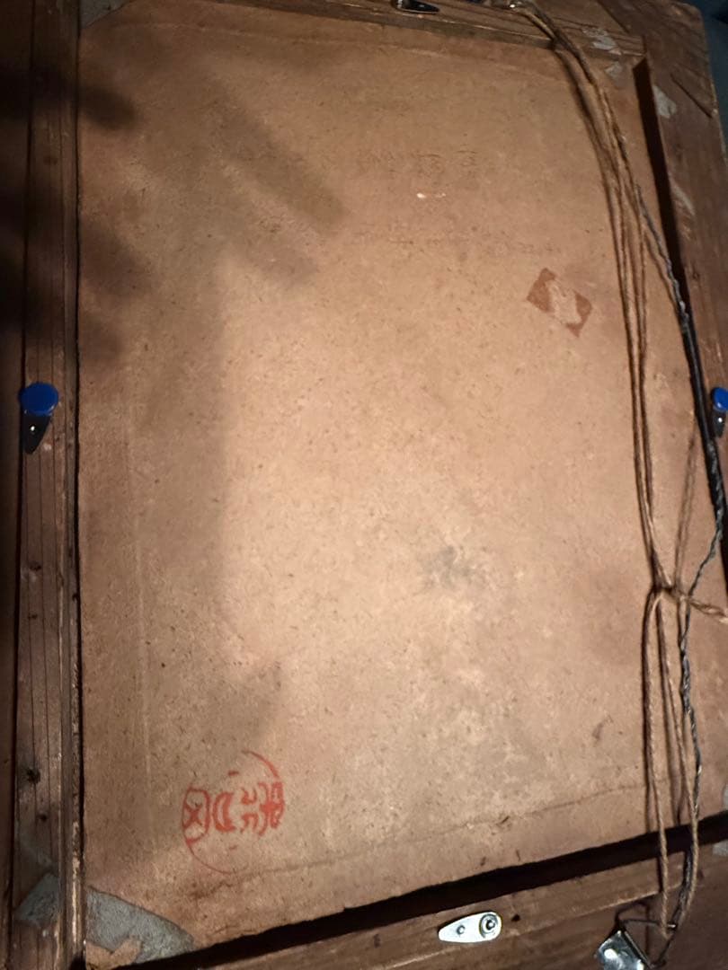 肉筆油彩画　【静物画】　時代物　作者不詳