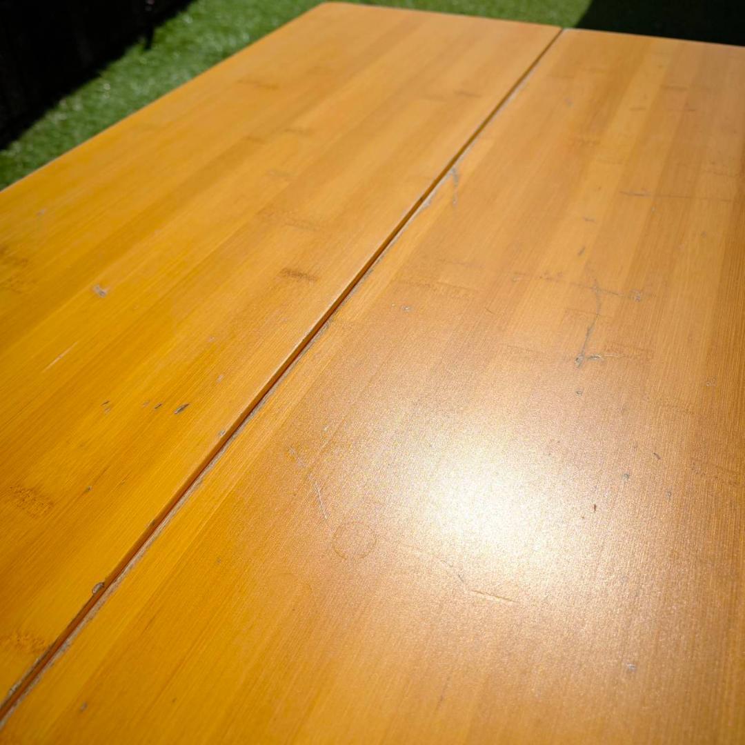 廃盤  peak LV-100T ワンアクションローテーブル竹