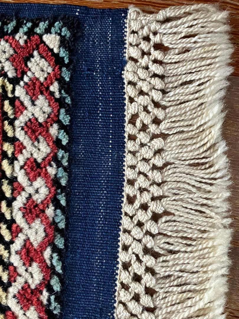 【リボン】トルコ　ヴィンテージ　カイセリキリム　ラグ