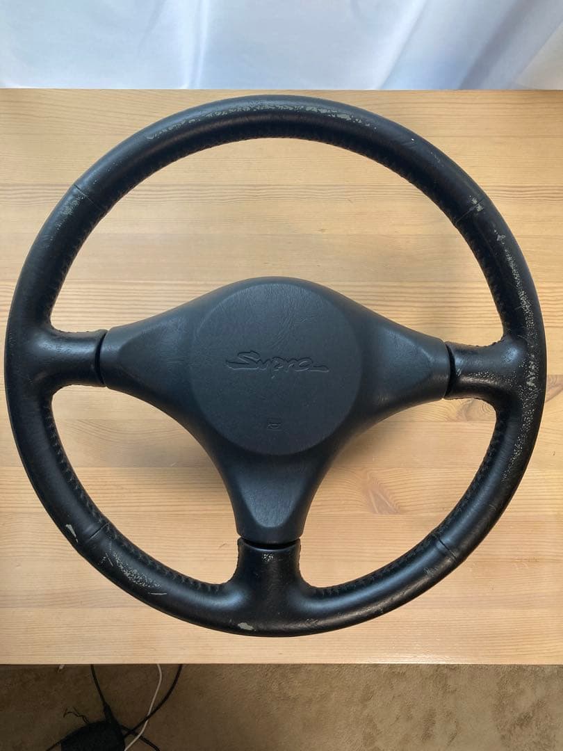 中古 80スープラ 純正ステアリングホイール Supra ハンドル