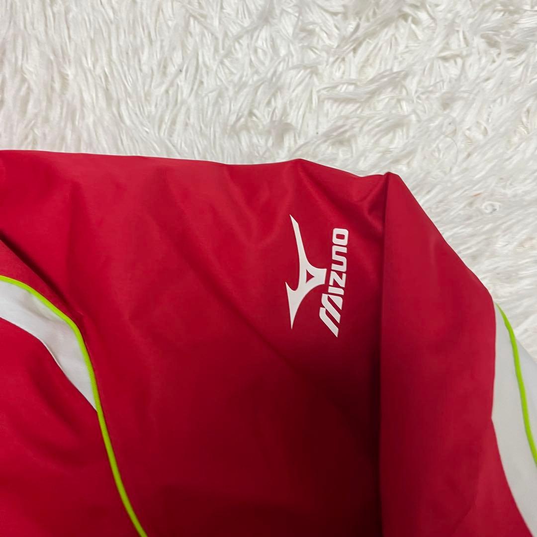 美品 最高級 ミズノ MIZUNO セットアップ スキー ウェア 赤 上下