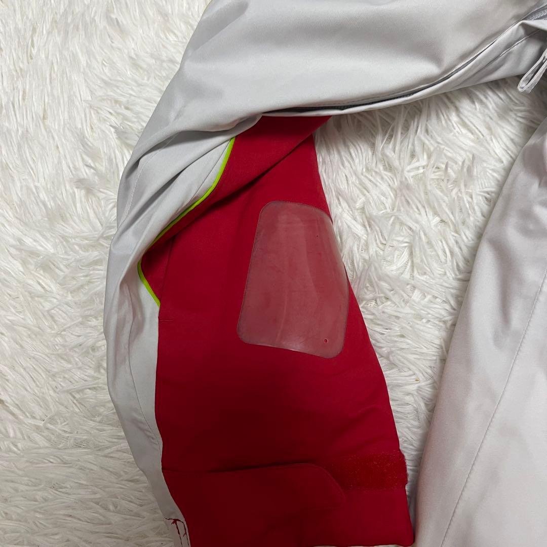 美品 最高級 ミズノ MIZUNO セットアップ スキー ウェア 赤 上下