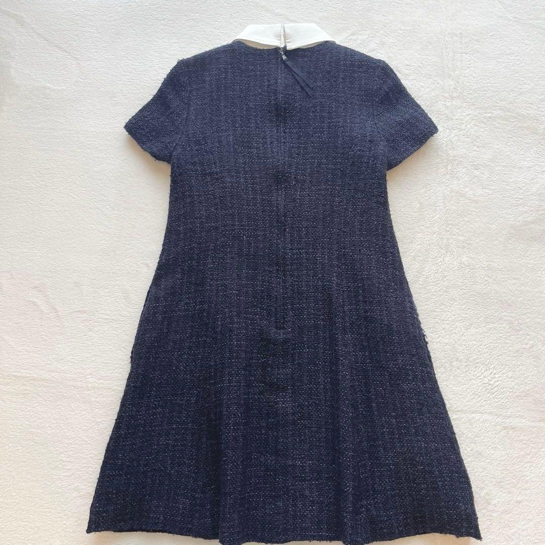 フォクシー ジェシカ ツイード ワンピース 付け襟 41449 2020