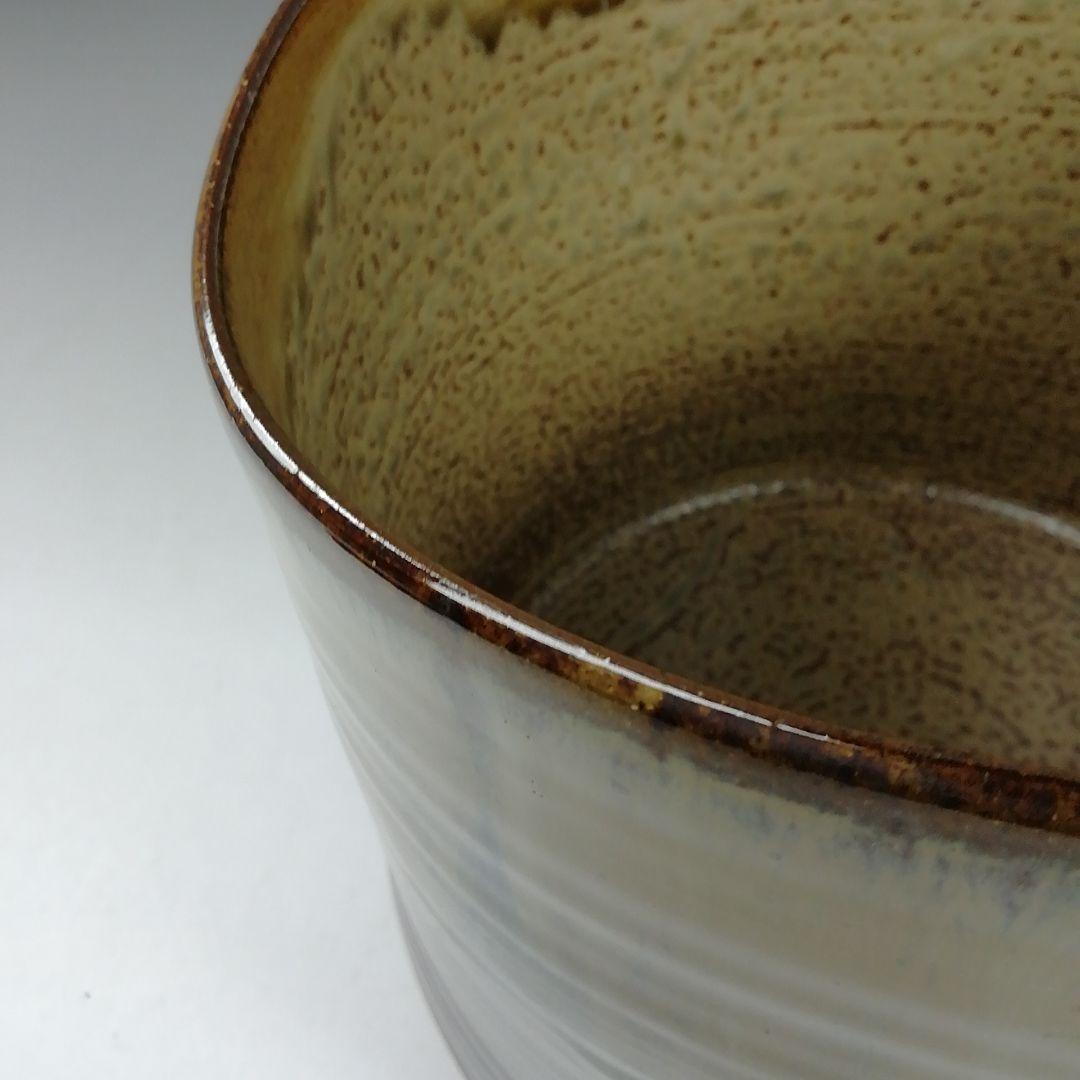 Ｗ２３２　水指　『高取　四方口　水指』『十三代　高取八仙 造』　共箱　茶道具