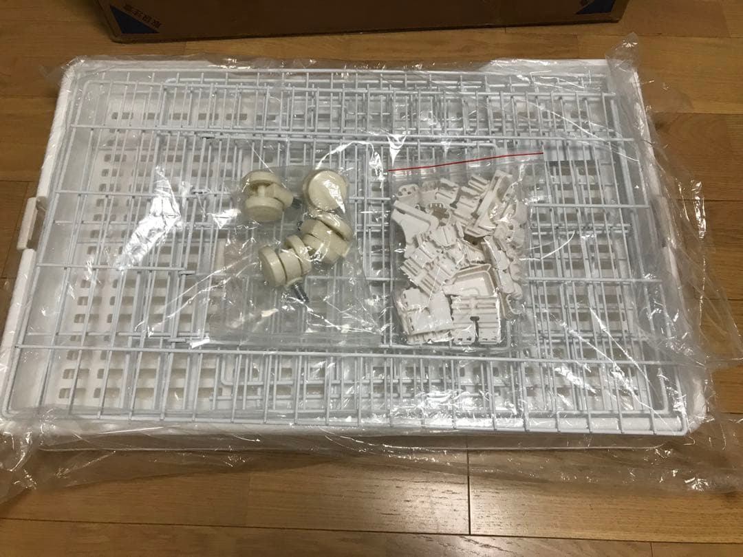 ウサギ　動物ケージ72 白