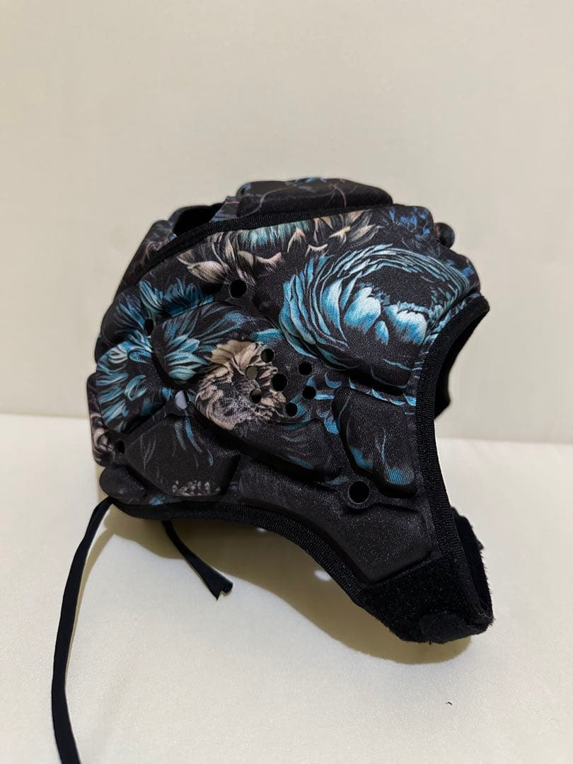 新品未使用品　IMPACT ヘッドギア　花柄 収納袋付き