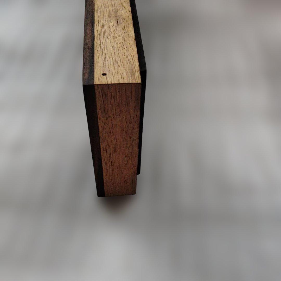縞黒檀　欄間オープン仕上げ
