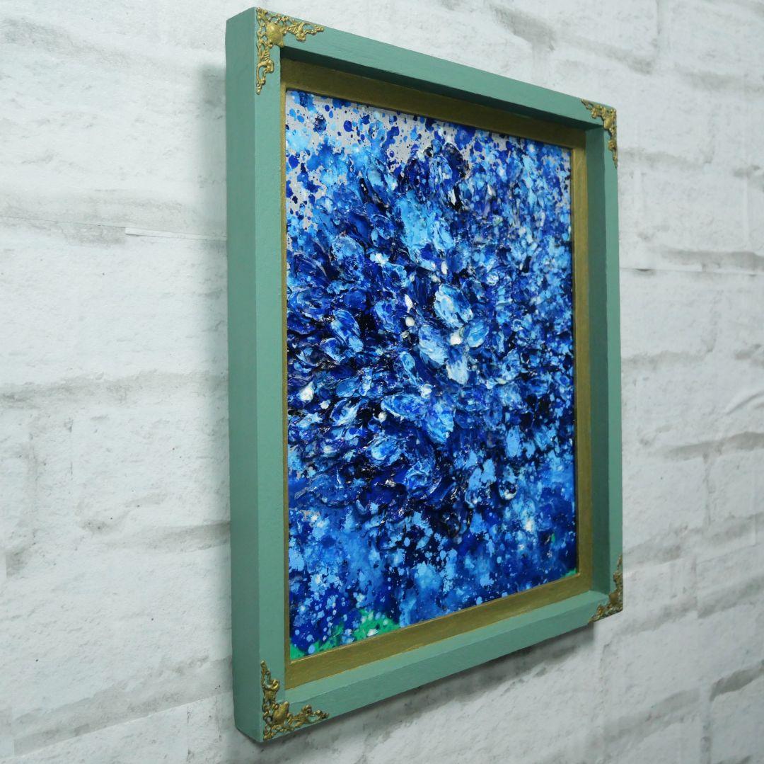 油絵 油彩 油彩画 絵 絵画【梅雨の雨】