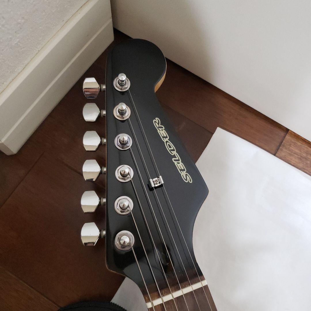 selder エレキギター　 ストラト　ブラックミラー