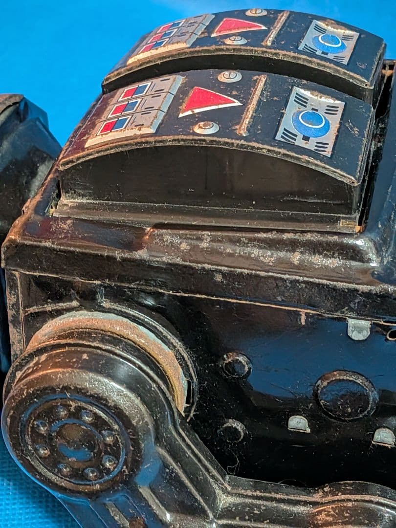 １９６０年代堀川玩具製「スーパー火星大王」稀少レア不動ブリキロボットジャンク扱品