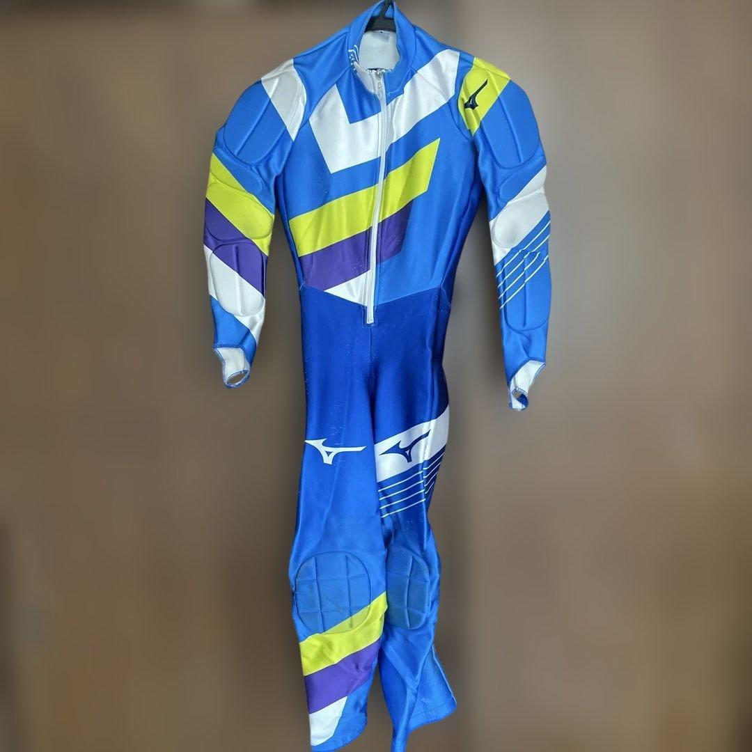 Mizuno ミズノ スキーワンピース Sサイズ ブルー