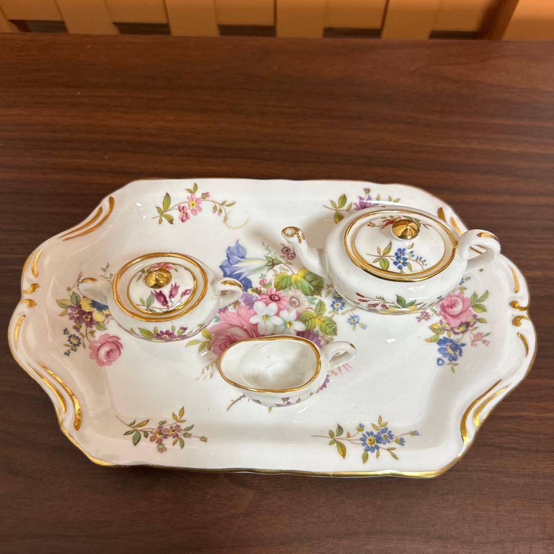 ハマースレイ ハワードスプレイ ミニチュア　ティーセット　英国製　アンティーク