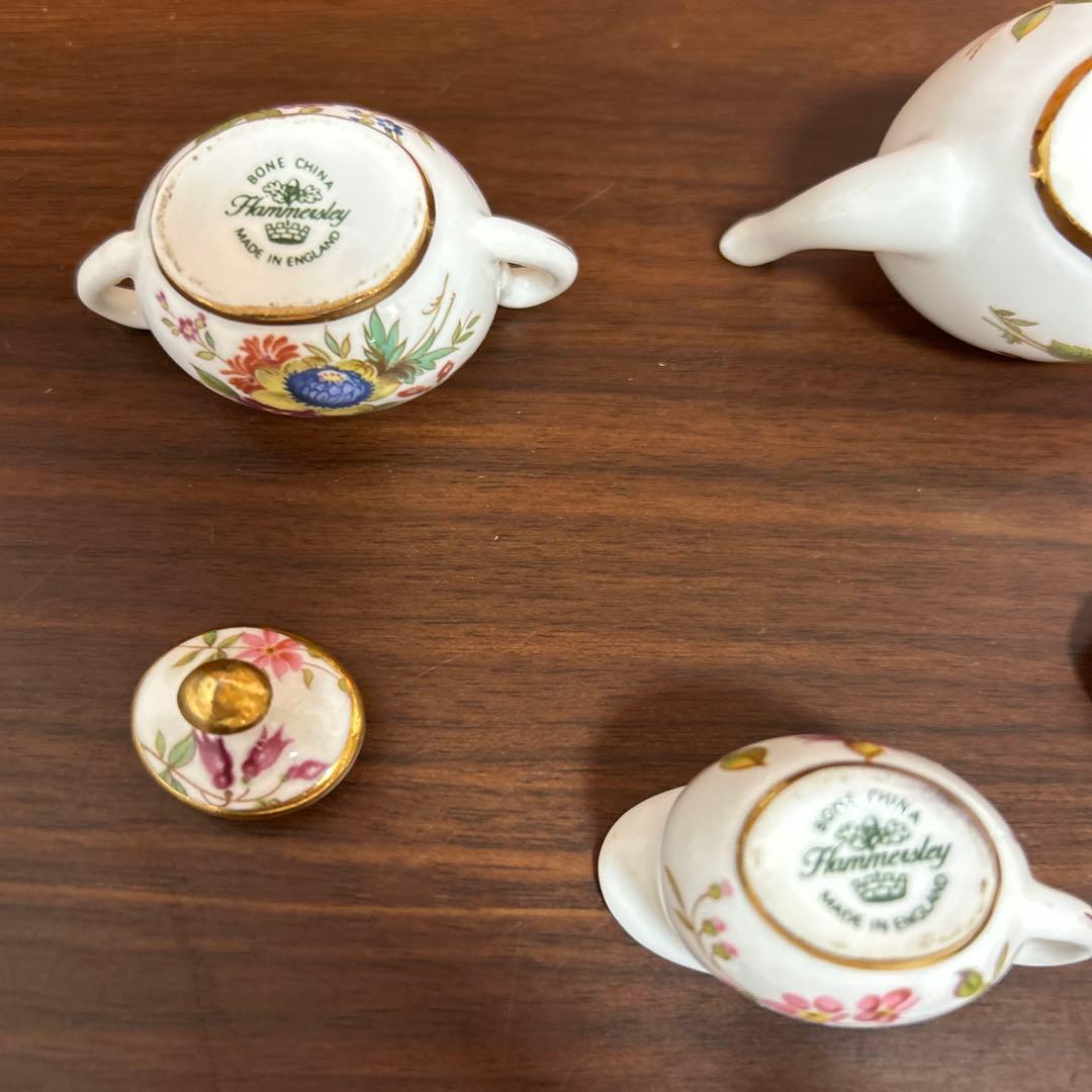 ハマースレイ ハワードスプレイ ミニチュア　ティーセット　英国製　アンティーク