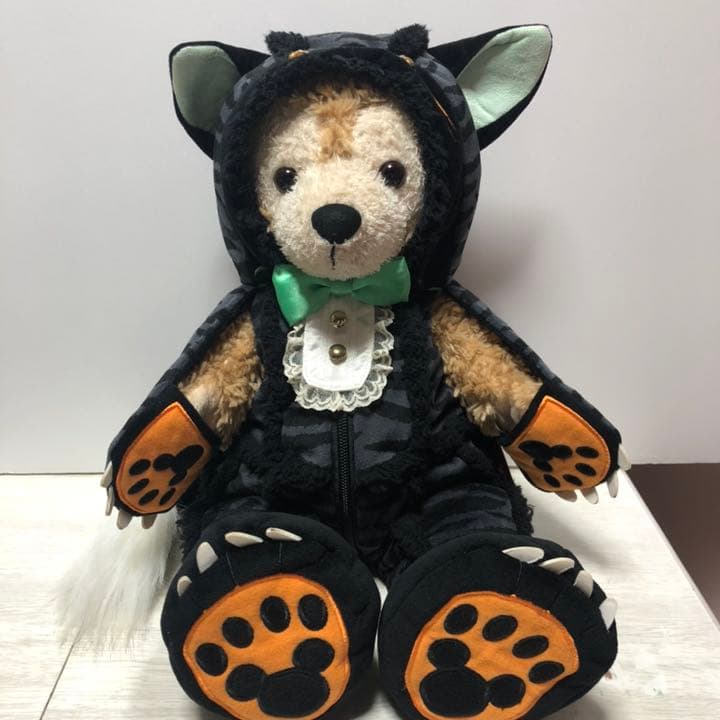 ダッフィー   ハロウィン 黒猫 コスチューム 付き