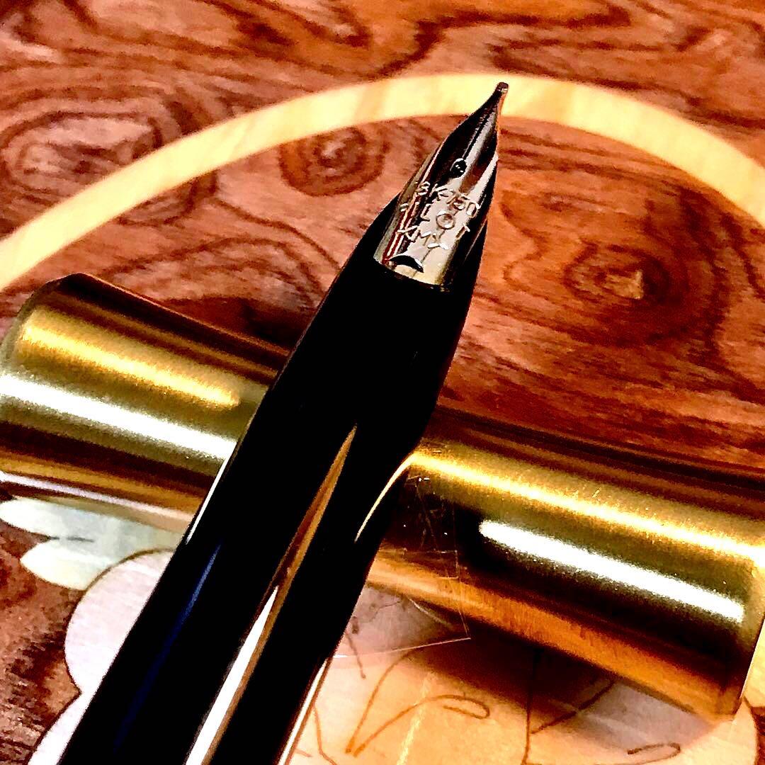 ☆超お勧め☆美しいパイロットエリート万年筆（M)18K