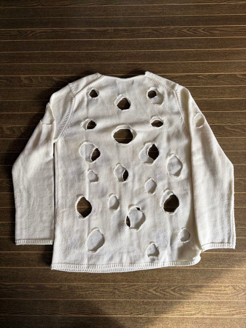 ブラックコムデギャルソン　ニット　ドット