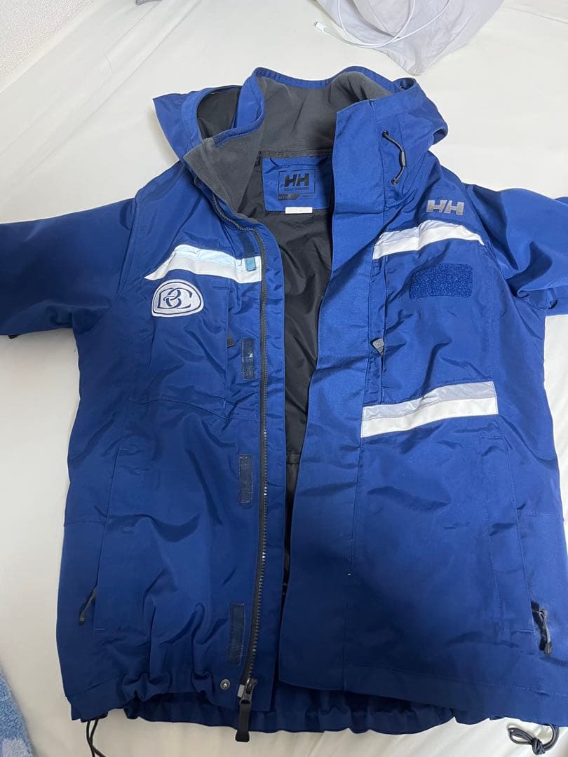 HELLY HANSEN フード付きスキーウェア 青