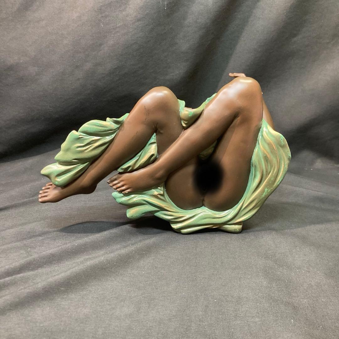 《弁財天》オブジェ 置物 台座付 裸婦像