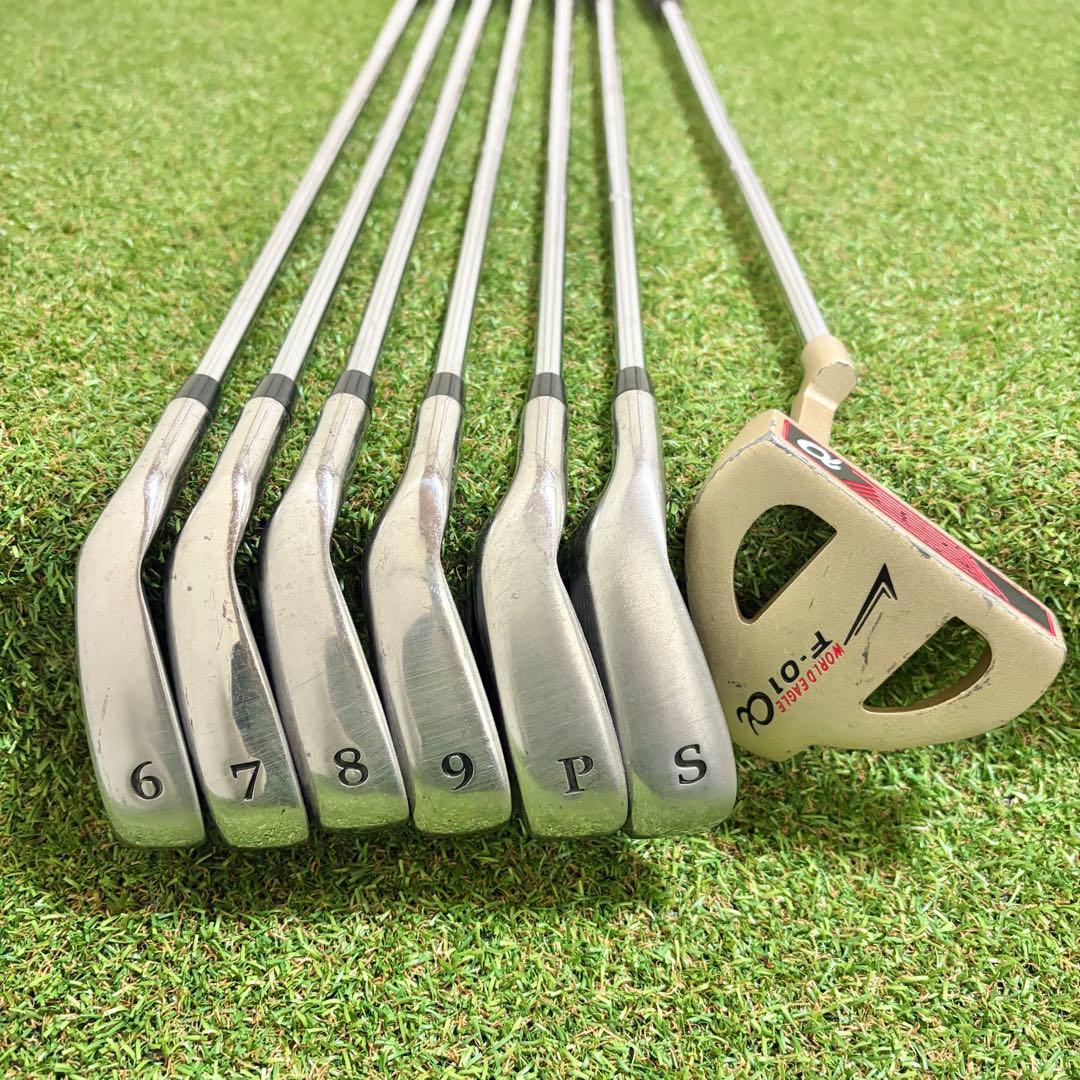 レフティ｜初心者おすすめ　ワールドイーグル　ゴルフクラブセット　10本