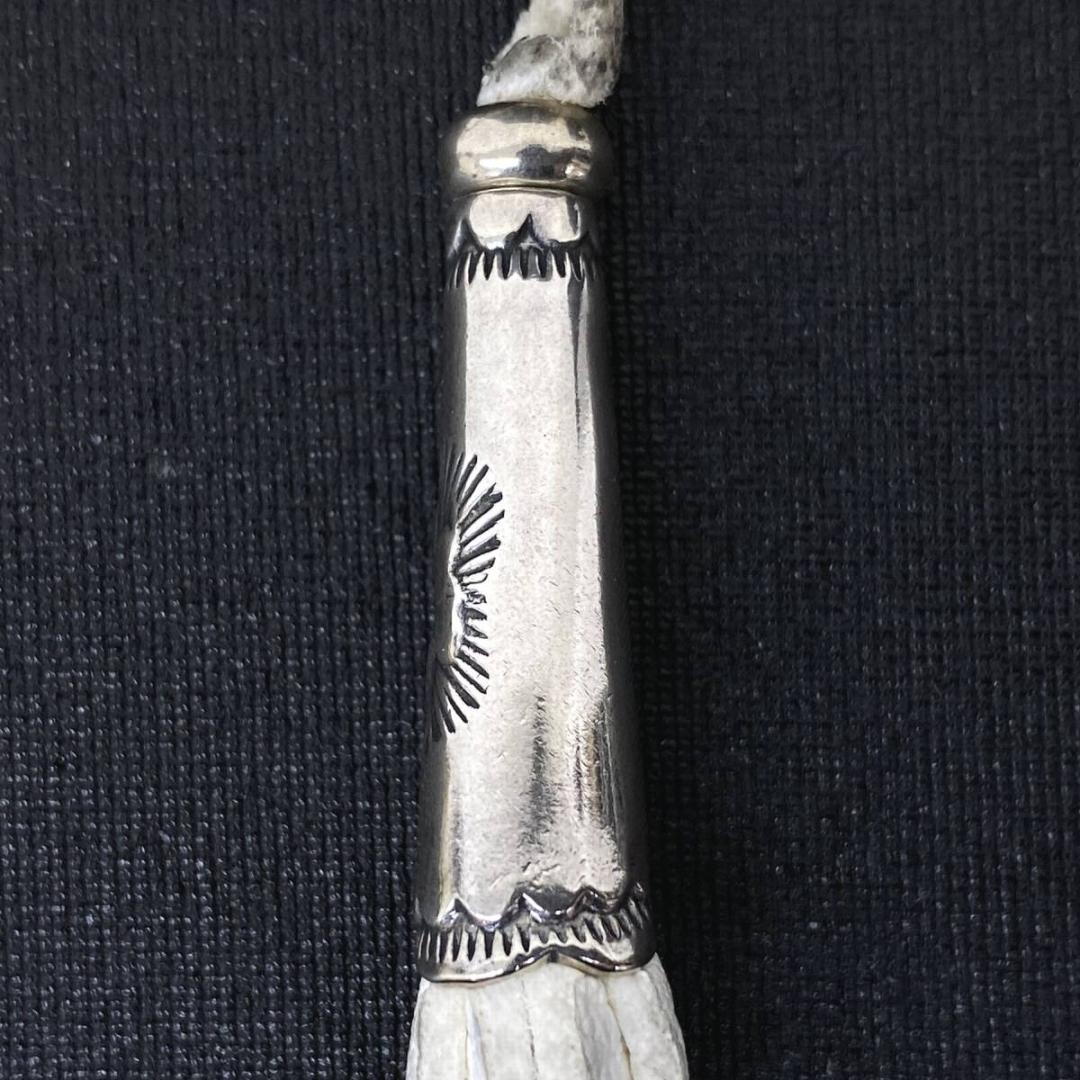 LARRY SMITH FRINGE PARTS シルバー レザーキーホルダー