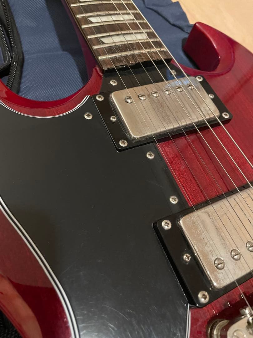 Epiphone SG Pro レフティーレッド、エレキギター