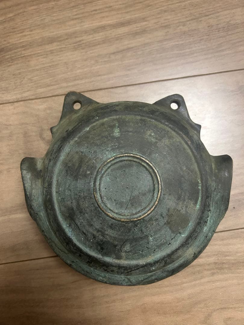 鰐口，江戶時代，古銅製，重約1100克