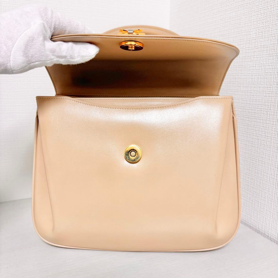 ★週末1000円引き中【美品】WAKO ハンドバッグ　銀座和光　ベージュ　レザー