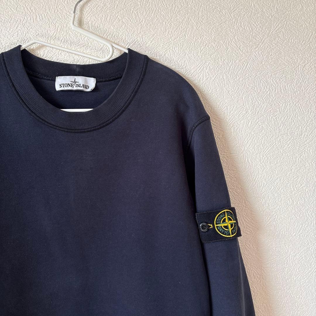 【美品❗️】stone  スウェットトレーナー　S ネイビー