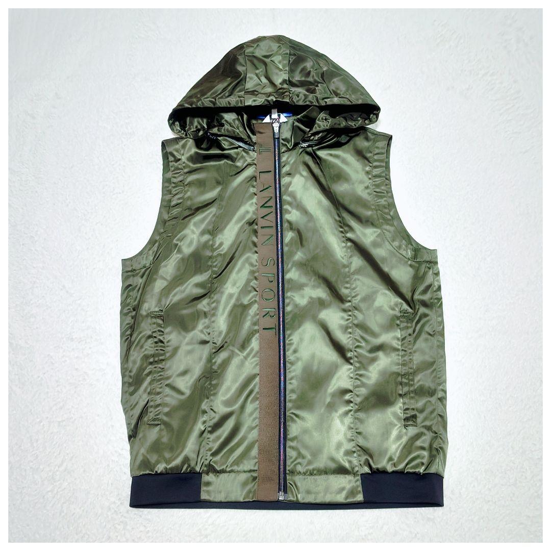 LANVIN SPORT ランバン スポール ナイロンツイルアウターベスト 38