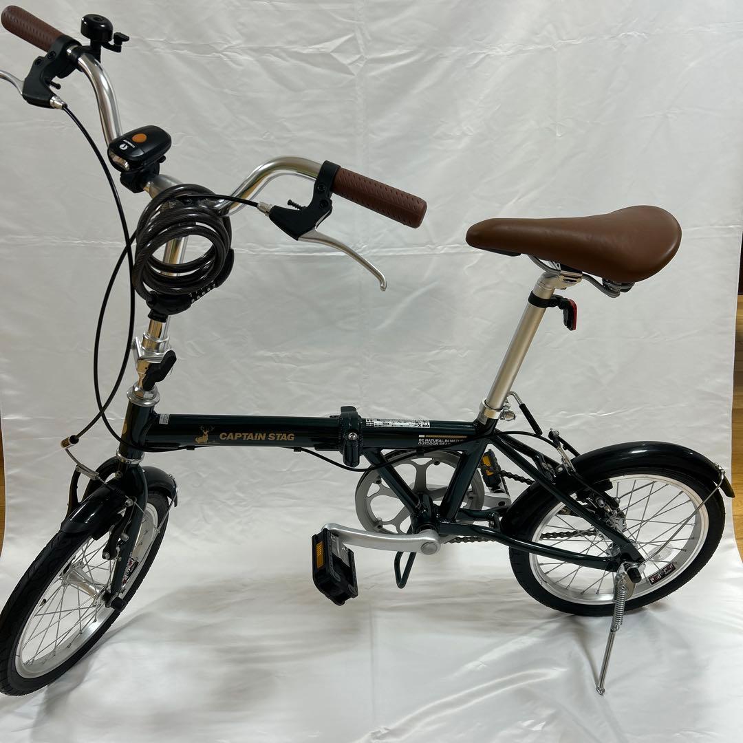 折り畳み自転車　キャプテンスタッグ　16インチ　 おまけ多数